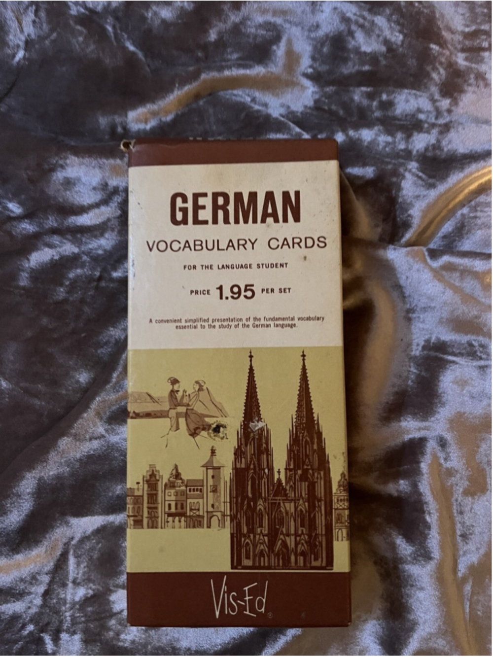 Vis-Ed German Vocabulary Cards Approximately 1000 Cards Vintage MUST SEE